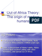 Out-of-Africa Theory: The Origin of Modern Humans
