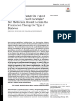 Is It Time to Change the Type 2 Diabetes Treatment Paradigm No! Metformin Should Remain the Foundation Therapy for Type 2 Diabetes