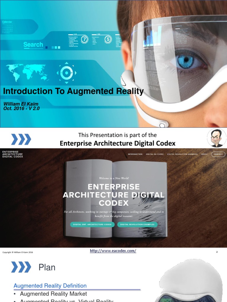 AR 01 Introductiontoaugmmentedreality | PDF | Augmented Reality ...