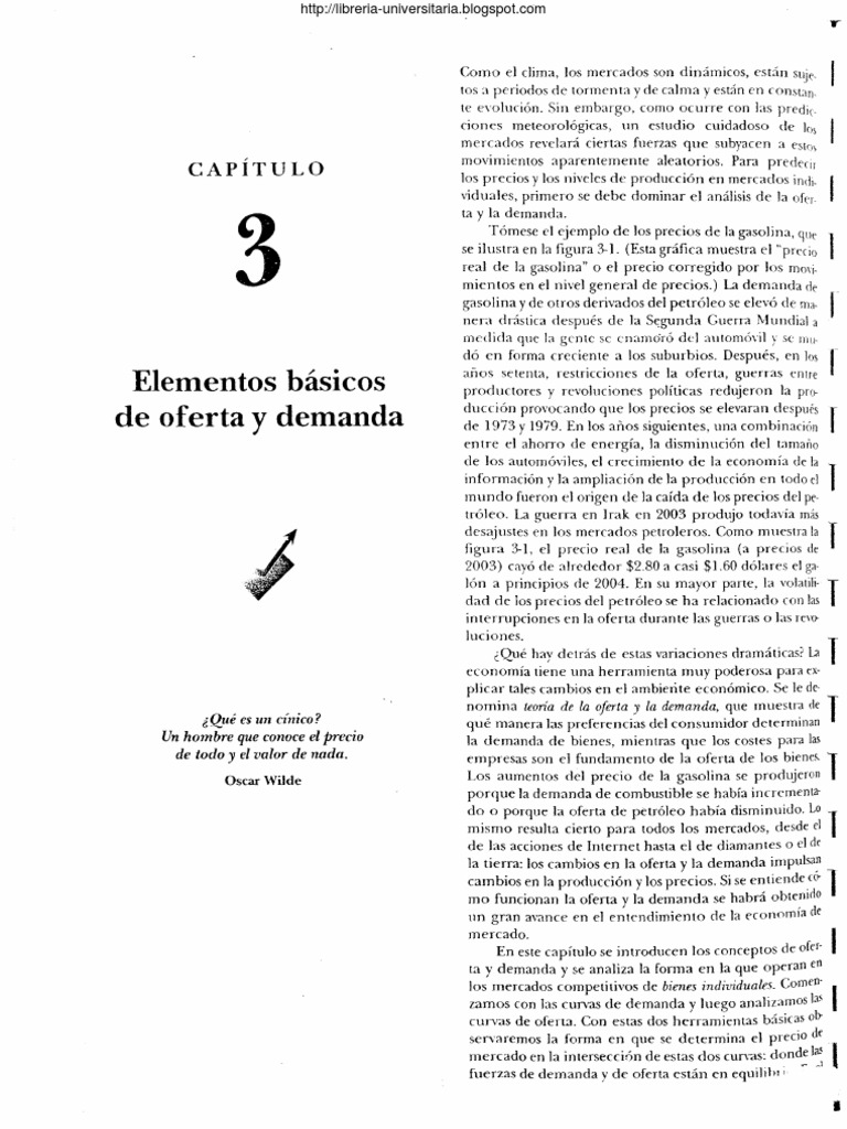 Elementos de Oferta y Demanda | PDF | Oferta y demanda | Curva de demanda