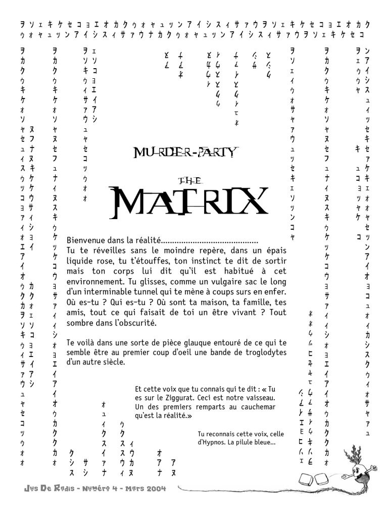 Murder Party - Matrix | PDF