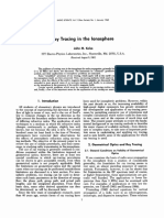 Ray Tracing in The Ionosphere: John M. Kelso