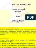 Proses Sensorik Motorik Psikologi