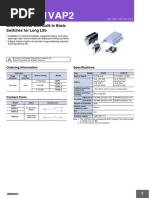 1ZAP2/1VAP2: Door Switches With Built-In Basic Switches For Long Life