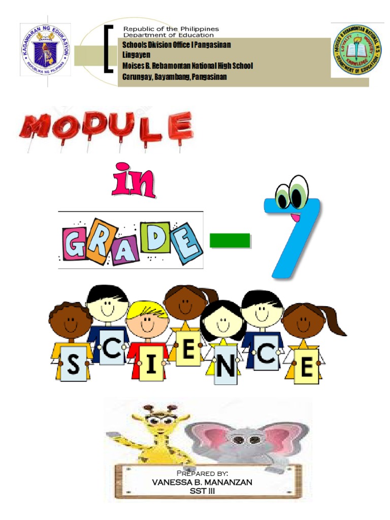 Grade 7 Science - Module | PDF | Optical Devices | Laboratory Equipment
