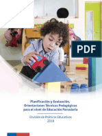 Orientaciones para La Evaluación Parvulos