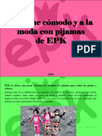 EPK - Duerme Cómodo y a La Moda Con Pijamas de EPK