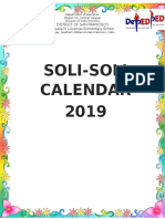 Soli-Soli Calendar 2019: District of San Francisco