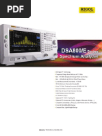 DSA800/E: Spectrum Analyzer