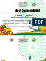 Adones L. Apilada: Chairman, Committee On Program, Invitation and Certificates