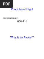 Principles of Flight: Presented by Group - 1