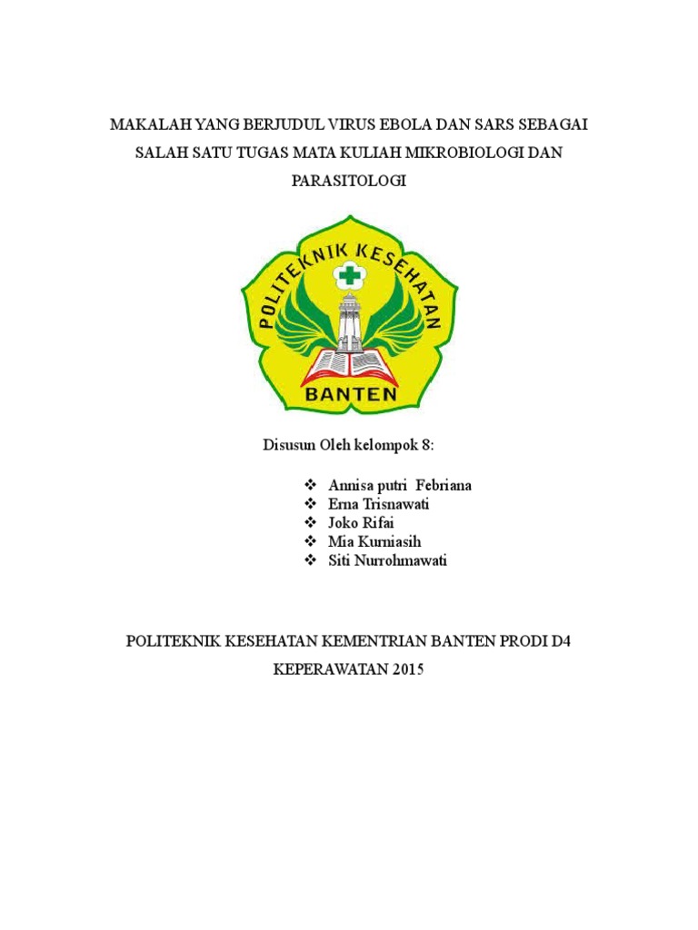 Cover Makalah Ebola Docx