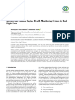 Research Article: Aircraft Gas Turbine Engine Health Monitoring System by Real Flight Data