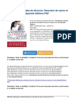 Matrimonio a prueba divorcio: Redescubre amor vida (Edición española