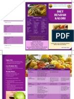 Leaflet Diet Rendah Kalori