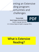 Implementing Extensive Reading Programs: Tips and Strategies