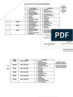 JADWAL PIKET POLI DAN RUANG TINDAKAN