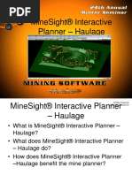 Minesight® Interactive Planner - Haulage