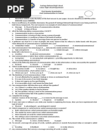 Oral Communication First Grading Exam