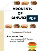 Ppt. Components of Sandwich