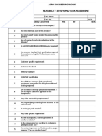 Feasibility Study and Risk Assesment