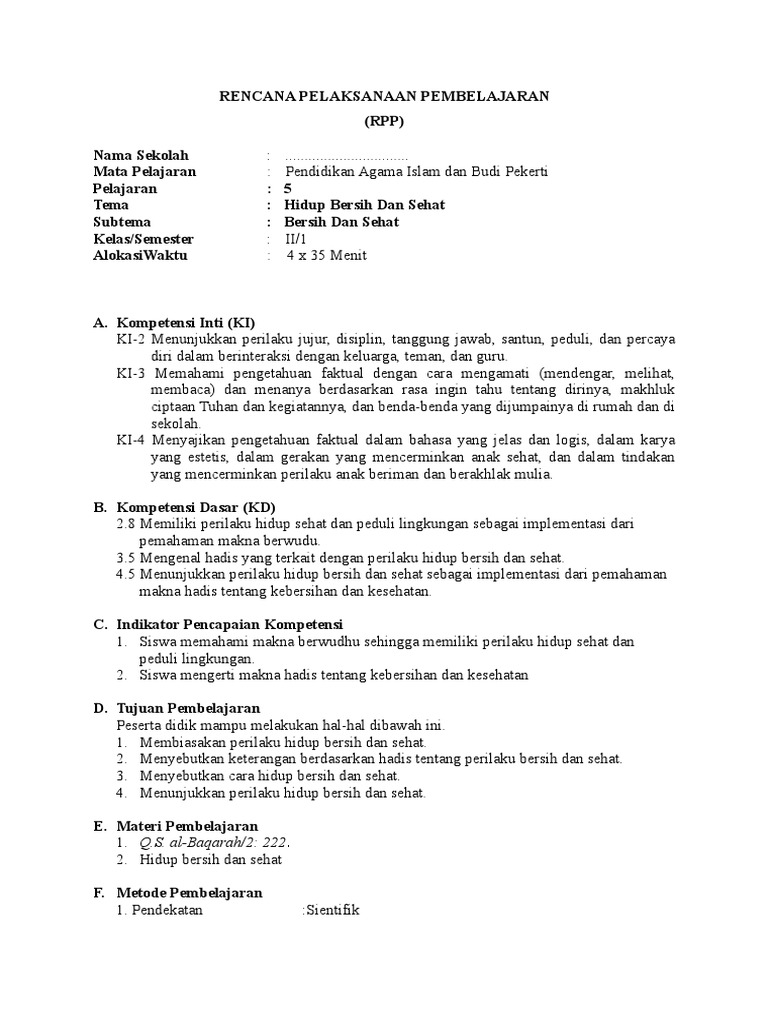 5 Hidup Bersih Dan Sehat Bersih Dan Sehat