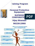 Training Program On Personal Protective Equipment Supreme Corporation Vijay Bhansali 9822912960