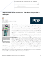 Terminación Por Falta de Objeto - El Rincón Jurídico de José R. Chaves - Delajusticia PDF