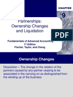 Partnerships: Ownership Changes and Liquidation