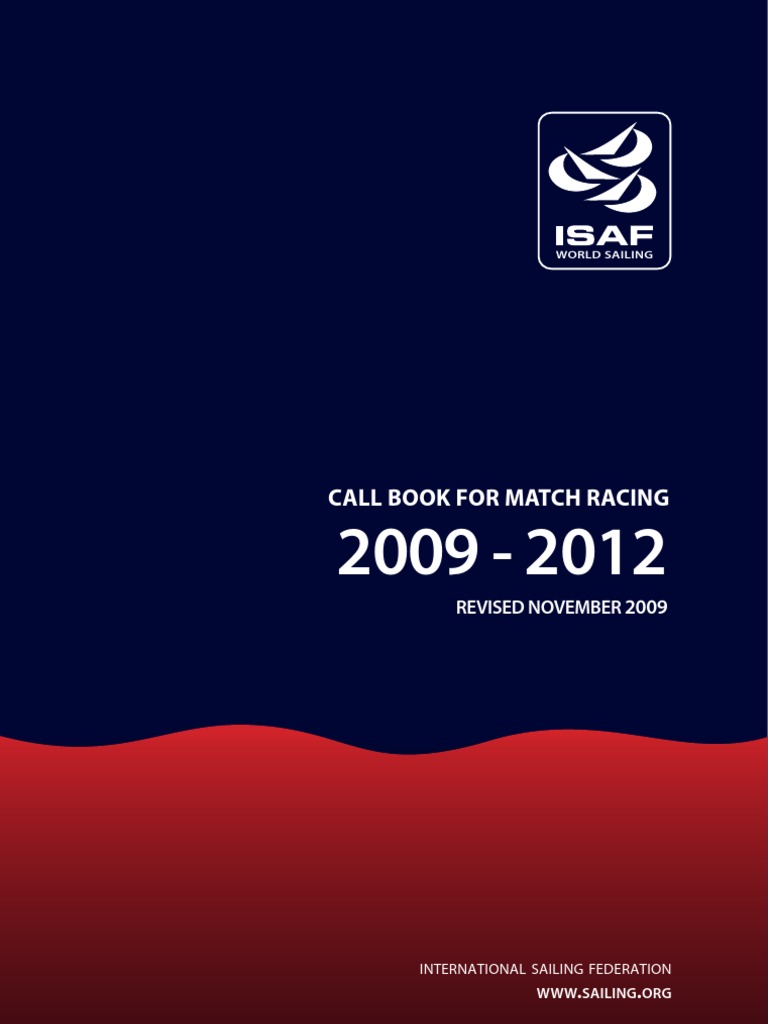 Match Racing Call Book | PDF | Water Sports | Water Transport