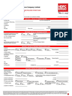 HDFC ERGO General Insurance Company Limited: Claim Form - Part A