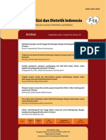 Junal Gizi dan Dietetik Indonesia Volume 2 No 3