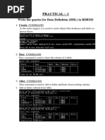 Dbms Practical File (1)