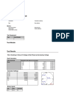 Test Report: Test Object - Device Settings