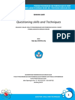 Bahan Ajar Teknik Bertanya Pembelajaran PDF