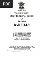 Bareilly: Brief Industrial Profile of District