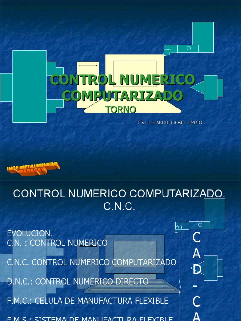 Control Numerico Computarizado Clase 1 PDF Control numerico