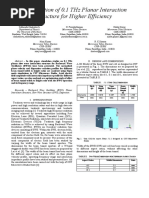 Optimization of 0.1 THZ Planar Interaction Structure For Higher Efficiency