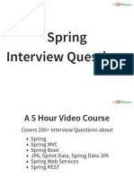Spring Interview Questions PDF