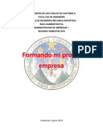 Formando Mi Propia Empresa