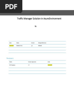 SOP For Traffic Manager In-Azure