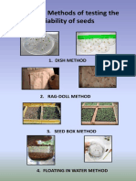 Common Methods of Testing The Viability of Seeds