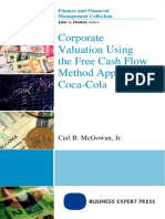 (Finance and Financial Management Collection) McGowan, Carl-Corporate Valuation Using The Free Cash Flow Method Applied To Coca-Cola-Business Expert Press (2015) - 1