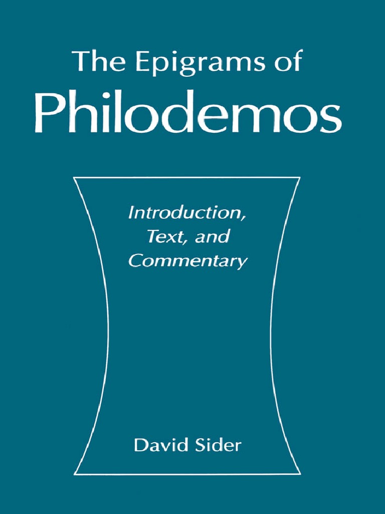 Philodemos Pdf