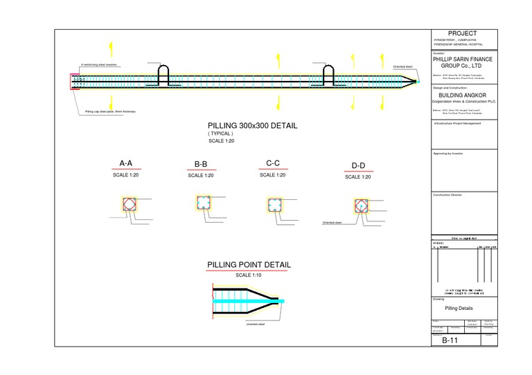 Pilling Detail Drawings for Construction | PDF