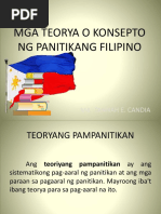 Mga Teorya o Konsepto NG Panitikang Filipino