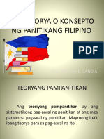 Mga Teorya o Konsepto NG Panitikang Filipino