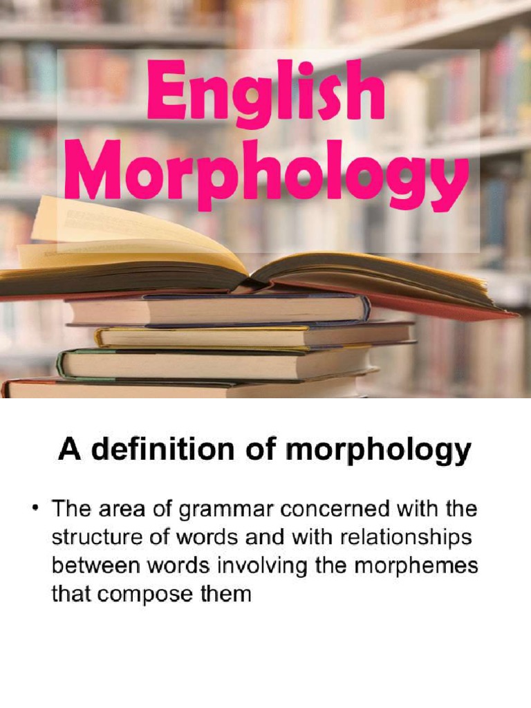 Word formation processes pdf word linguistic morphology