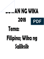 Buwan NG Wika 2018