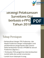 Strategi Pelaksanaan Surveilans Gizi Berbasis E-PPGBM